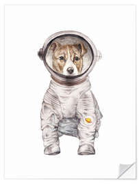 Wall sticker Laika the Space Pup