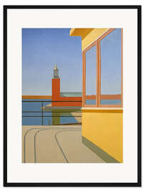 Gerahmter Kunstdruck Vor dem Zentralpalast