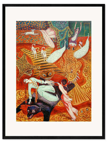 Plakat artystyczny premium w ramie Crime of passion