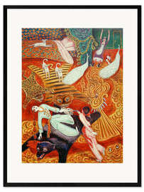 Framed art print Crime of passion