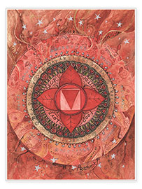 Poster  Root chakra - Maria Forrester