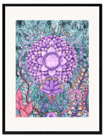 Framed art print Crown chakra