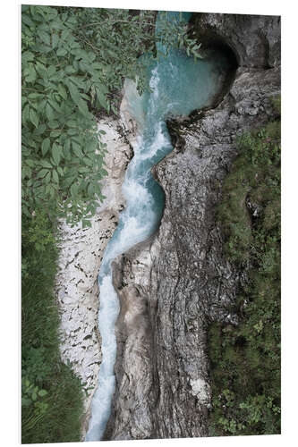 Bilde på skumplate Wild water CANYON in the Alps, Austria