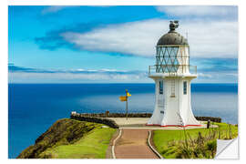 Självhäftande poster Meeting point of two oceans, Cape Reinga