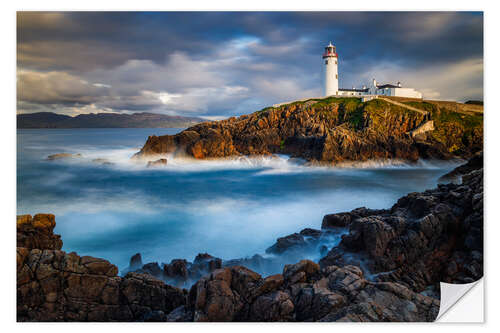 Sticker mural Fanad Head dans la lumière du soir