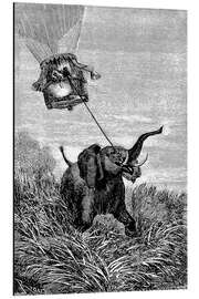 Magnettafel Fünf Wochen im Ballon