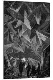 Magnettafel Reise zum Mittelpunkt der Erde