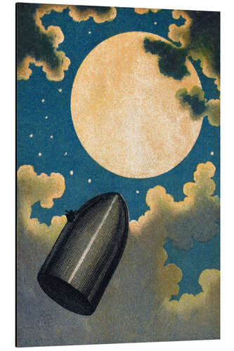Obraz na aluminium From the earth to the moon