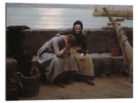 Magnettafel Niemals am Morgen und am Abend