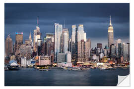 Självhäftande poster Manhattan skyline with Empire State Building