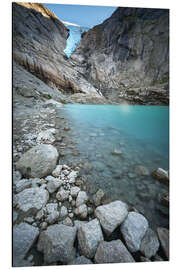 Aluminium print Briksdalsbre Glacier, Norway