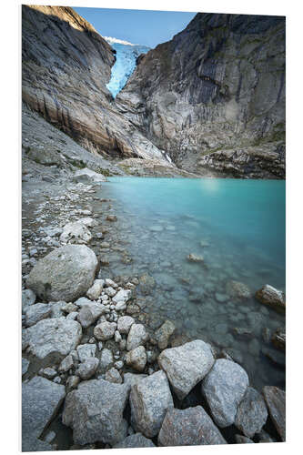 Bilde på skumplate Briksdalsbreen