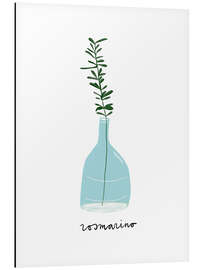 Magnettafel Rosmarin (italienisch)