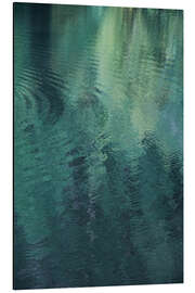 Magnettafel See im Herbstwald