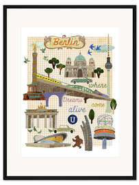 Gerahmter Kunstdruck Berlin – where dreams come alive