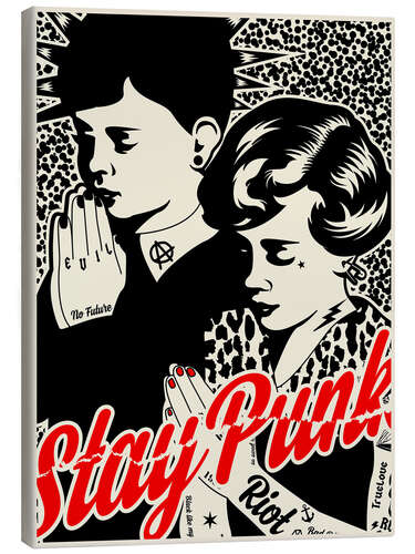 Canvas print Stay Punk