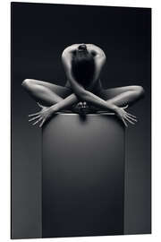 Magnettafel Meditierender Akt