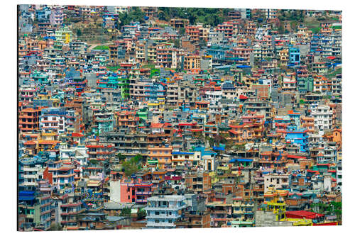 Alubild Blick über Kathmandu, Nepal