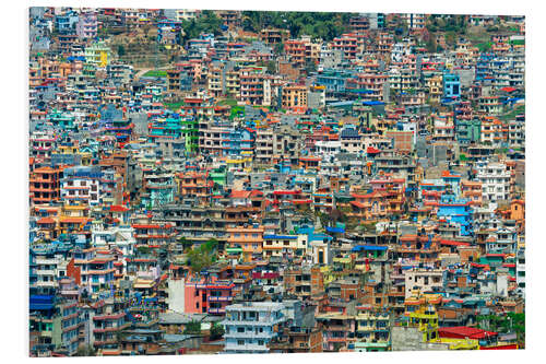 PVC print View over Kathmandu, Nepal