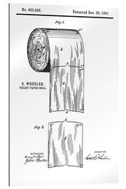 Gallery print Vintage Patent Toilet Paper