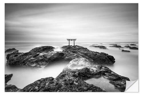 Naklejka na ścianę Torii on the Japanese coast