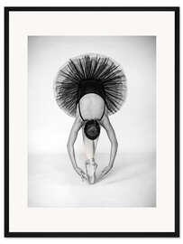 Gerahmter Kunstdruck Ballett-Technik