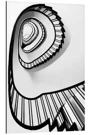 Alubild Spirale Treppe