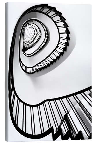 Canvas print Spiral staircase