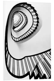 Foam board print Spiral staircase