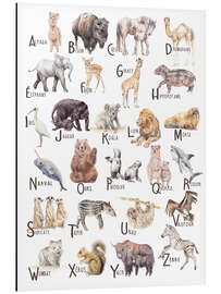 Magnettafel Tieralphabet (französisch)