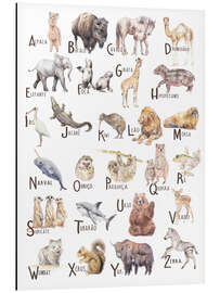 Magnettafel Tieralphabet (portugiesisch)