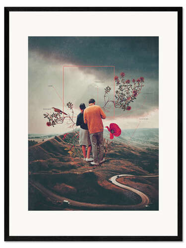 Framed art print Opportunities & changes