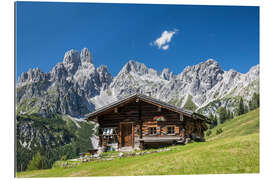 Gallery print Alpine Hut in the Austrian Alps