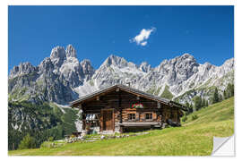 Naklejka na ścianę Alpine hut in the Austrian Alps