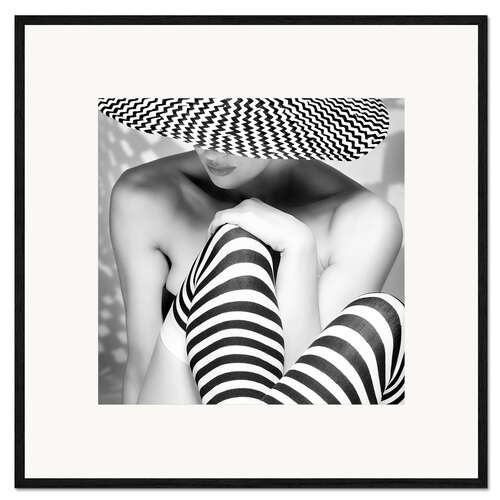 Plakat artystyczny premium w ramie Zagging that Zig