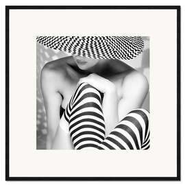 Gerahmter Kunstdruck Zack, zack, zack
