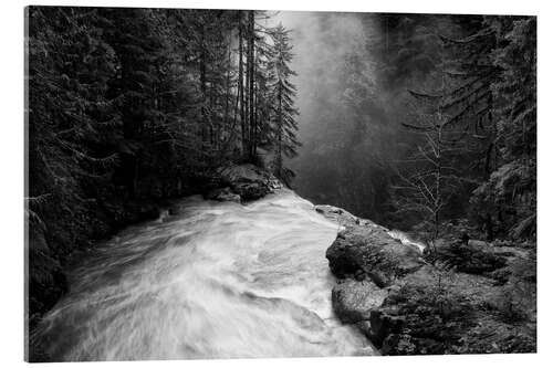 Acrylic print Over the waterfalls