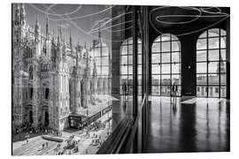 Magnettafel Die Reflexionen von Novecento, Mailand