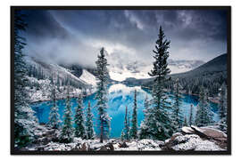 Gerahmter Kunstdruck Morgendlicher Blues