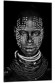 Magnettafel Die Karo-Frau