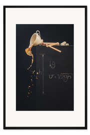 Gerahmter Kunstdruck Eine Studie mit freiem Fall