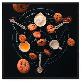 Gerahmter Kunstdruck Die Alchemie des Backens