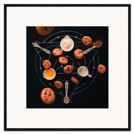 Ingelijste kunstdruk Back alchemy