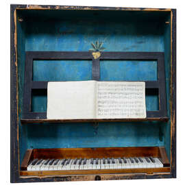 Magnettafel Nostalgisches Klavier