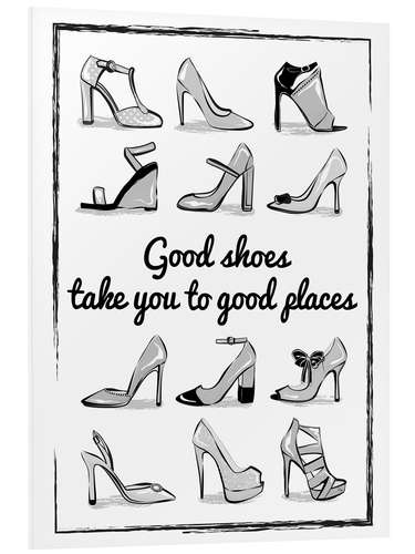 PVC-tavla Heels quote