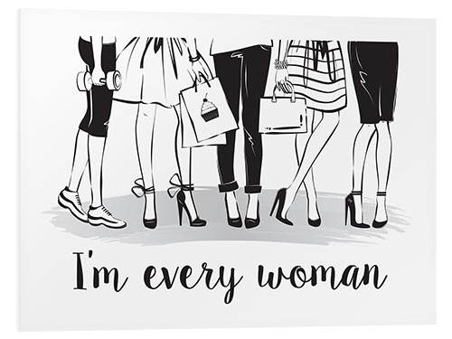 Stampa su PVC I'm every woman