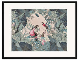Gerahmter Kunstdruck Dschungelfreunde