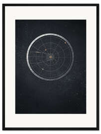 Gerahmter Kunstdruck Hayleys Komet