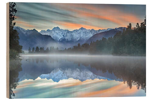 Holzbild Lake Matheson