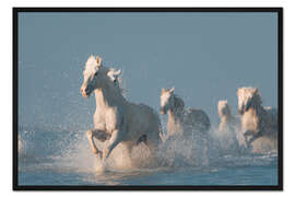Gerahmter Kunstdruck Engel der Camargue